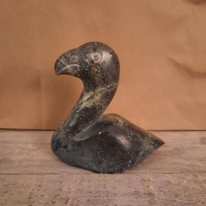 Vintage Signed & Numbered 1975 Inuit Bird Soapstone
